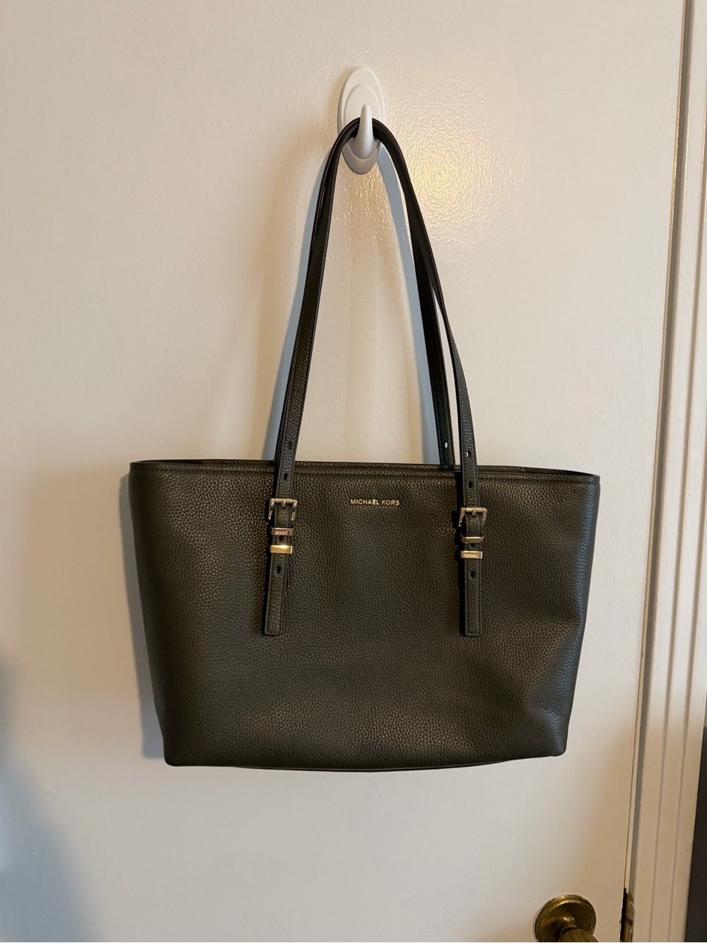 Michael Kors Olive Green Tote Bag